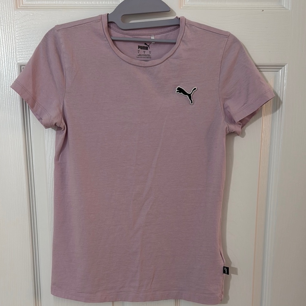 Puma Lavender Tee with Logo